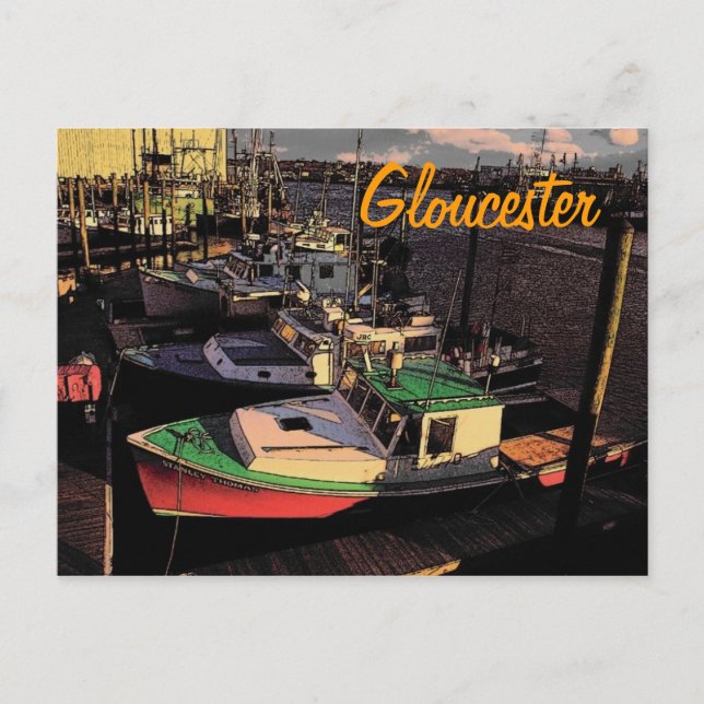 Gloucester (MA) Postcard (Front)