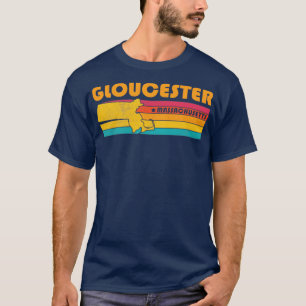 Gloucester Massachusetts Vintage Distressed Souven T-Shirt