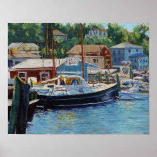 Gloucester Scenic Fishing Boats Poster