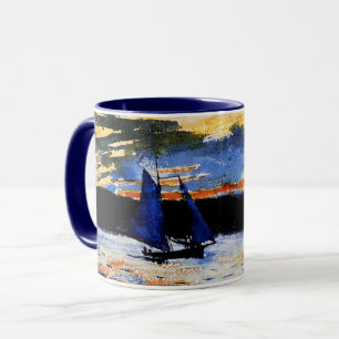 Gloucester Sunset by Winslow Homer Mug