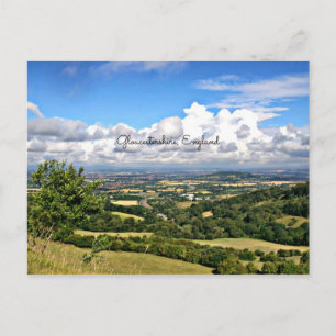 Gloucestershire, England Landscape Postcard
