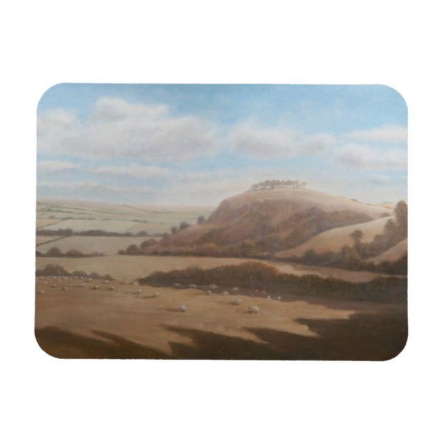 Gloucestershire landscape 2012 magnet (Horizontal)