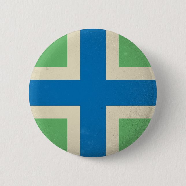 Gloucestershire Pinback Button (Front)