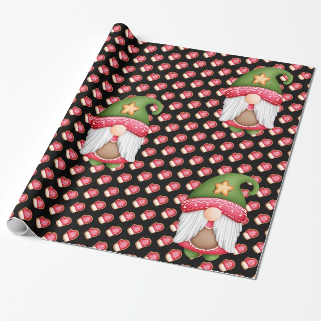 Glove Gnome Customize Color Wrapping Paper (Unrolled)