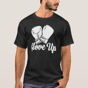 Glove Up Retro Women Boxing Sports Love T-Shirt
