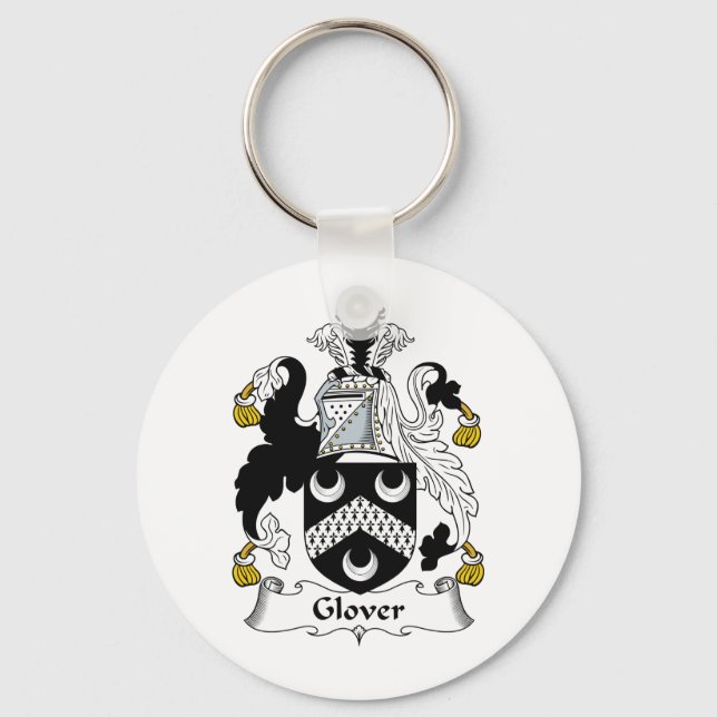 Glover Family Crest Keychain (Front)