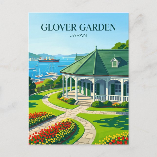 Glover Garden Japan Postcard (Front)