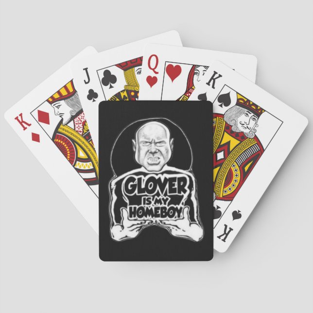 GLOVER is my HOMEBOY official playing cards (Back)