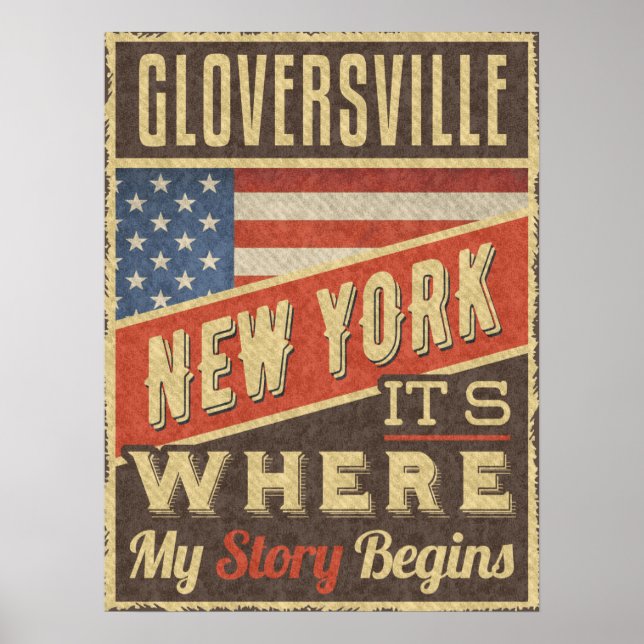 Gloversville New York Poster (Front)