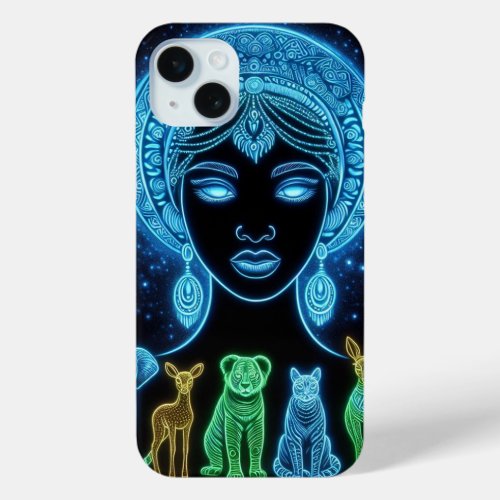 Glow Animals iPhone 15 Plus Case