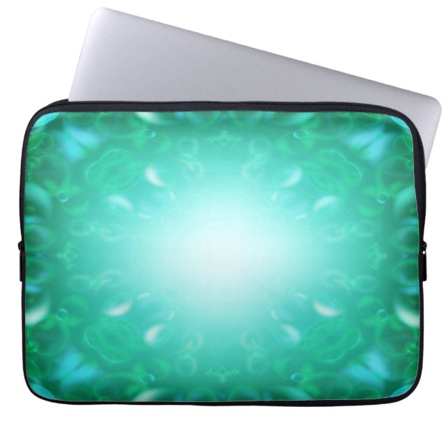 Glow Bubbles Laptop Sleeve (Front)