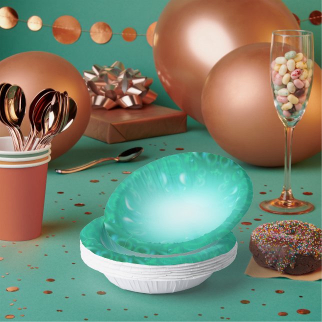 Glow Bubbles Paper Bowls (Multi)