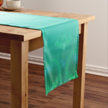 Glow Bubbles Short Table Runner by CBgreetingsndesigns at Zazzle