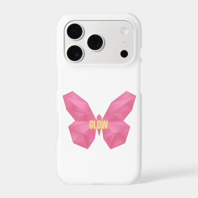 Glow butterfly 🦋  iPhone case (Back)