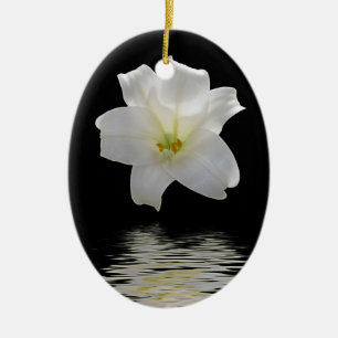 glow ceramic ornament