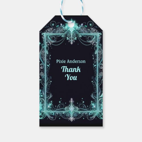 Glow Fairy Party Theme _ Fairytale After Dark Gift Tags