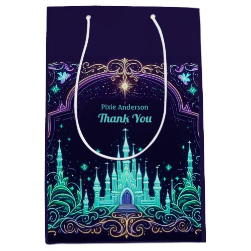 Glow Fairy Party Theme _ Fairytale After Dark Medium Gift Bag