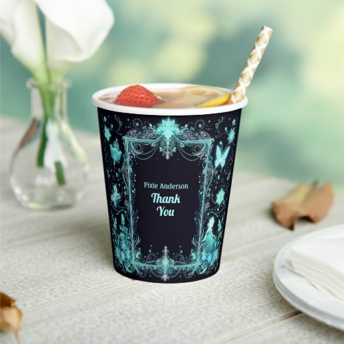 Glow Fairy Party Theme _ Fairytale After Dark Paper Cups