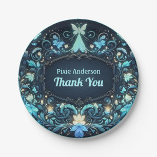 Glow Fairy Party Theme - Fairytale After Dark Paper Plates