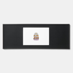 Glow for Jesus Let Your Light Shine Christian Desi Bar Mat