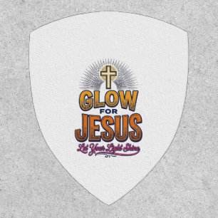 Glow for Jesus Let Your Light Shine Christian Desi Patch