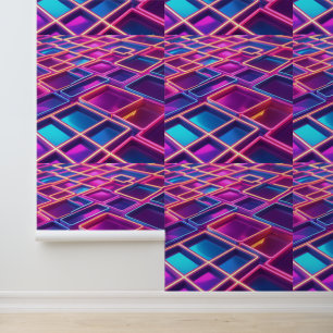 Glow Geometric Peel and Stick Wall Decor