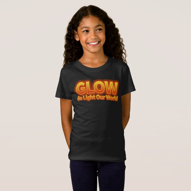 Glow- Go light our world T-Shirt (Front Full)