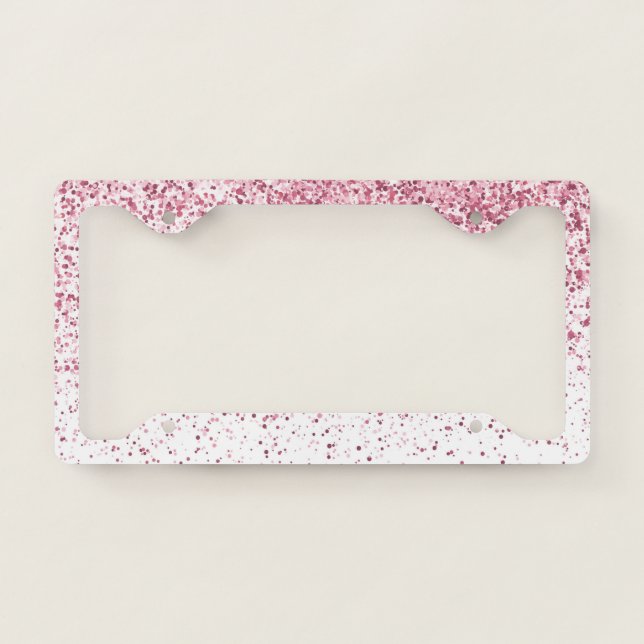 Glow Gradient Pattern 2 License Plate Frame (Front)