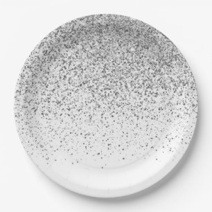 Glow Gradient Pattern 3 Paper Plates