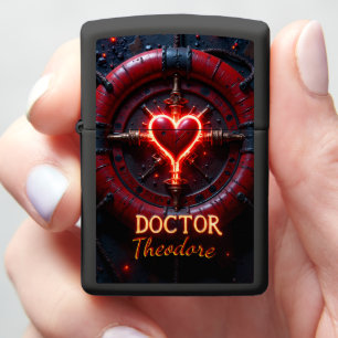 Glow Heart Lifesaver Doctor Physician Gift Zippo Lighter