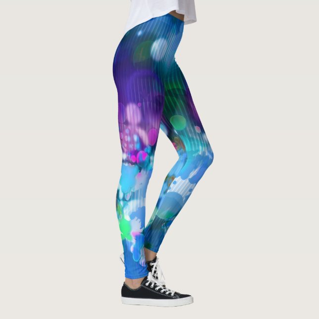 Glow in the dark Abstract Leggings (Right)