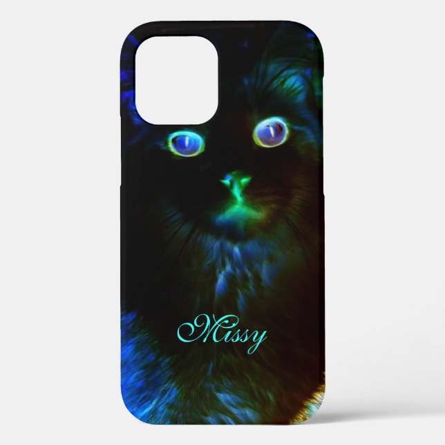 Glow In The Dark Cat Case-Mate iPhone Case (Back)