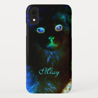 Glow In The Dark Cat iPhone XR Case