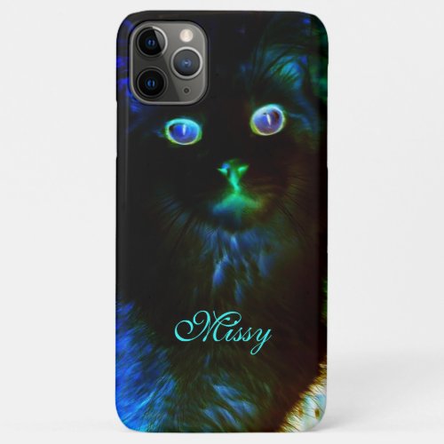 Glow In The Dark Cat  iPhone 11 Pro Max Case