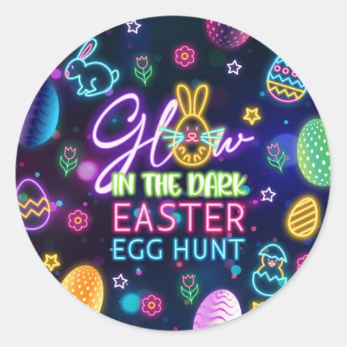 Glow in the Dark Easter Egg Hunt Sticker