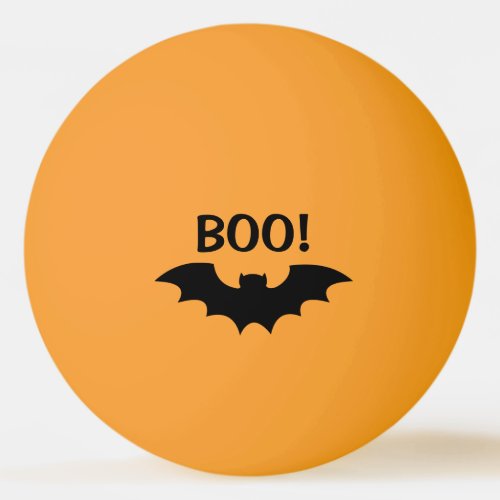 Glow in the dark Halloween bat ping pong ball