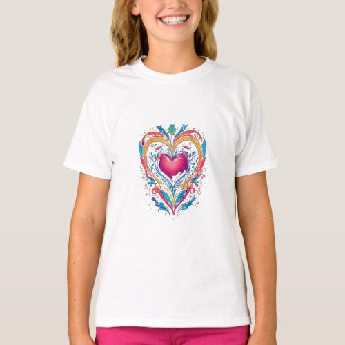 Glow_in_the_Dark Heartbeat Kids Tee