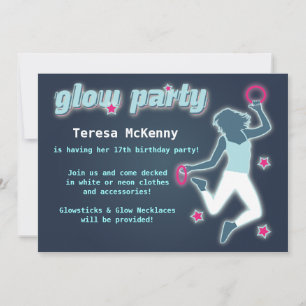 Glow in the Dark Party Invitations