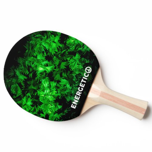 Glow in The Dark Pattern Ping Pong Paddle