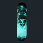 Glow In The Dark Urban Lion Custom Pro Board<br><div class="desc">Glow In The Dark Urban Lion Element Custom Pro Park Board by HAPPY BUDDHA CUSTOM PRO BOARDS.</div>