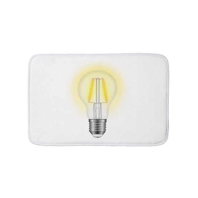 Glow Lamp Bathroom Mat (Front)