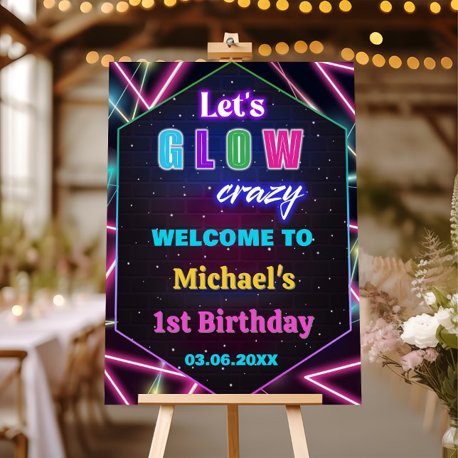 Glow Neon Lights Thank You Birthday Welcome sign (Creator Uploaded)