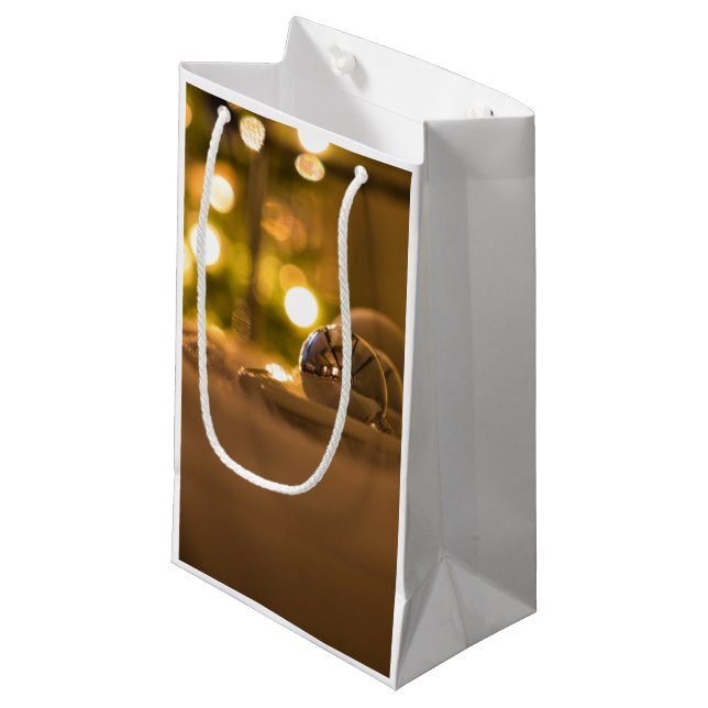 Glow of Christmas Lights Gift Bag (Front Angled)