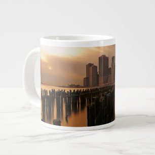 Glow of sunset during stormy skies over East Giant Coffee Mug