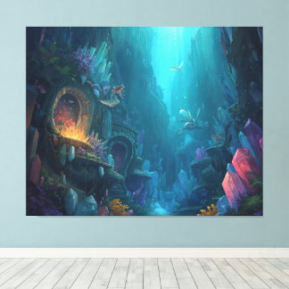Glow of the Forgotten Depths Canvas Print