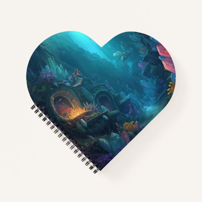 Glow of the Forgotten Depths Notebook (Front)