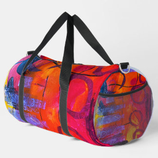 "Glow of the Hearth" Duffle Bag