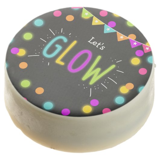 Glow Oreo Cookies Disco birthday party Neon Lumo (Angled)