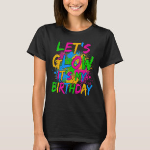 Glow Party 80s Costume Party Let's Glow It's My Bi T-Shirt