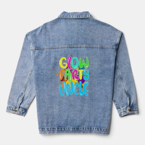 Glow Party Clothing Glow Party  Glow Party Uncle  Denim Jacket
